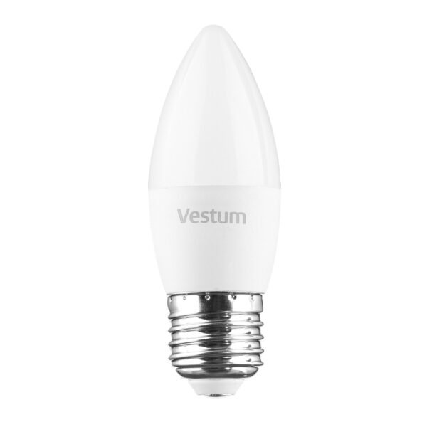 Лампа LED Vestum C37 8W 4100K 220V E27 - Зображення 2
