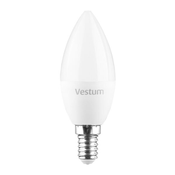 Лампа LED Vestum C37 8W 4100K 220V E14 - Зображення 2
