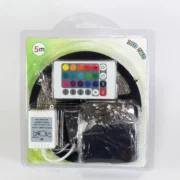 Багатокольорова світлодіодна стрічка LED RGB, Комплект стрічка + пульт + блок живлення