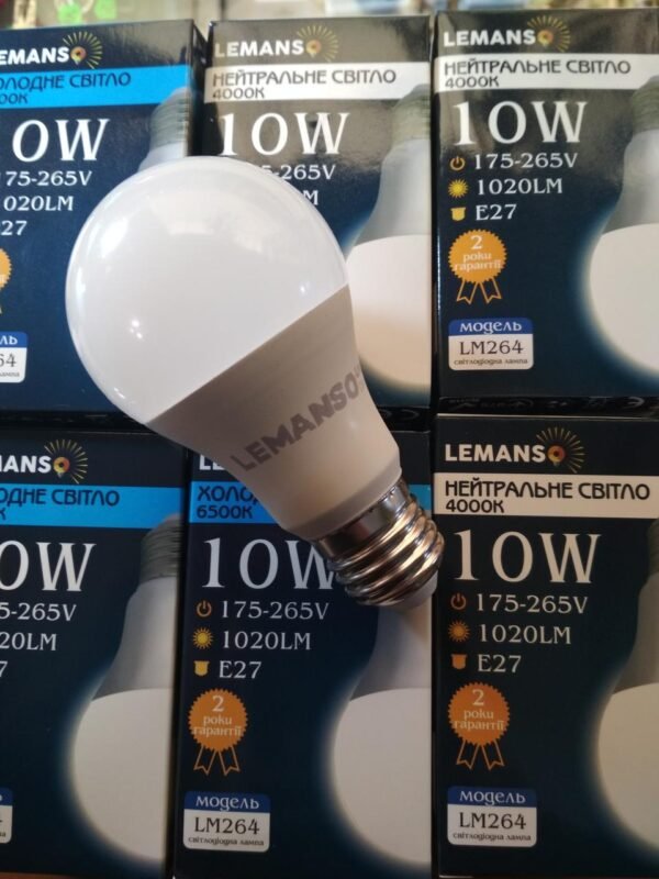 LED Лампа Lemanso 10 W A60 E27 800lm