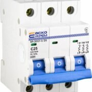 Автоматичний вимикач Acko УкрЕМ серія С 25А/3