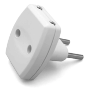 Трійник плоский LUXEL, білий