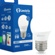 ЛАМПА LED LECTRIS 9W 4000K 220V E 27