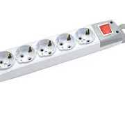 Колодка з вимикачем, 5-а DE-PA  з заземленням Туреччина