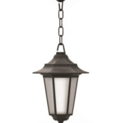 СВІТИЛЬНИК ПАРКОВИЙ FLORA, СТЕЛ., 40W, E27, IP67, УДАРОСТ. PC/PP, ЧОРНИЙ, (016 038 412011)