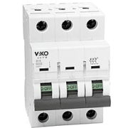 Автомат триполюсний Viko тип C 10А 4.5кА