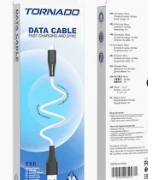 Кабель Tornado micro usb  Fast Charge 1 м білий