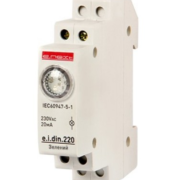 індикатор на Din-рейку E.Next корпус 220 (зелений,жовтий,червоний)