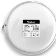 СВІТЛОДИОДНИЙ ЖКГ LED 18W КРУГ 6500K 220V VESTUM ІР65