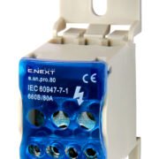 Блок розподільчий e.sn.pro. 80 на DIN-рейку, 80А (E.NEXT)