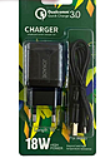 Мереж. пристрій JokadeQC 3.0 1USB 18W плюс USB кабель Micro чорний