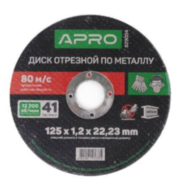 APRO  Диск відрізний до металу 125х 1,2 х22,23мм