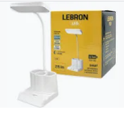 LED лампа настільна LEBRON L-TL, 5W, 3000-6500K, USB 1200 mA біла