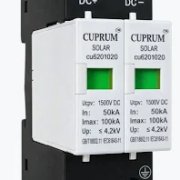 Пристрій для захисту від імпульсних перенапруг ПЗІП 2п. Ucpv1000V DC 40kA 3.8kV